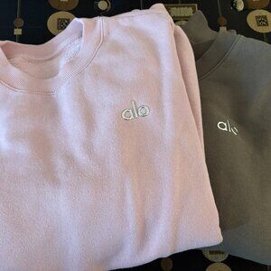 alo Accolade Crewneck Sweaters (Pair of Two)